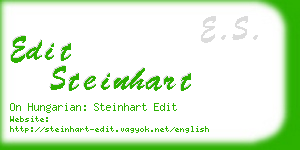 edit steinhart business card